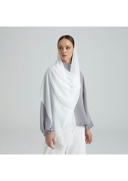 Şifon Şal - Beyaz indirimleri