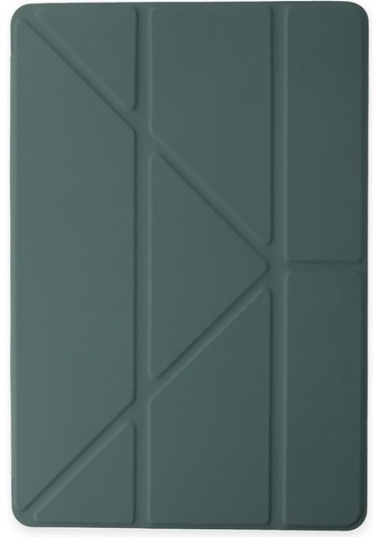 iPad Pro 11 2021 Kılıf Kalemlikli Tri Folding Smart Katlanabilir Standlı 360 Tam Koruma Kılıf
