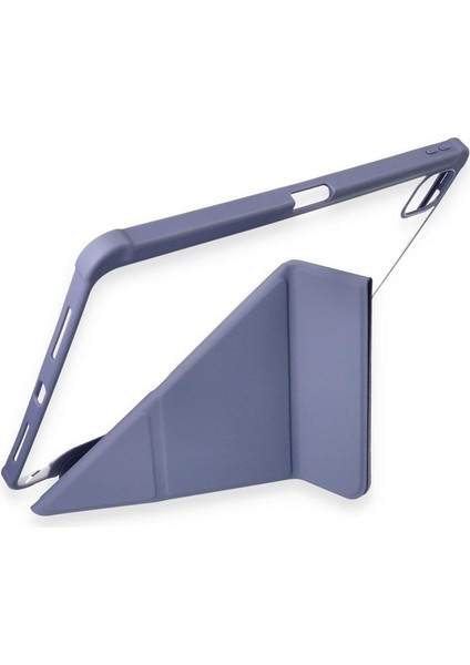 iPad Pro 11 2020 Kılıf Kalemlikli Tri Folding Smart Katlanabilir Standlı 360 Tam Koruma Kılıf