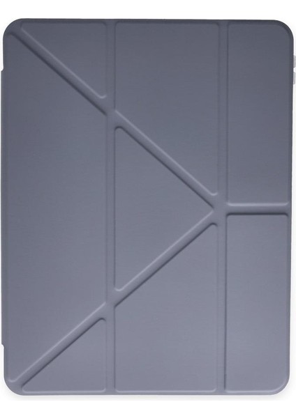 iPad Pro 11 2018 Kılıf Kalemlikli Tri Folding Smart Katlanabilir Standlı 360 Tam Koruma Kılıf