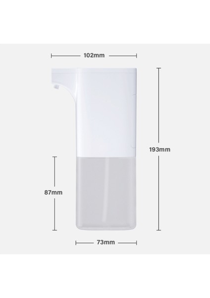 Otomatik Dezenfektan Dağıtıcı Alkol Püskürtücü 350ml, Kızılötesi Sensörlü Otomatik Sprey Dağıtıcı, Temassız Püskürtücüler (Yurt Dışından)