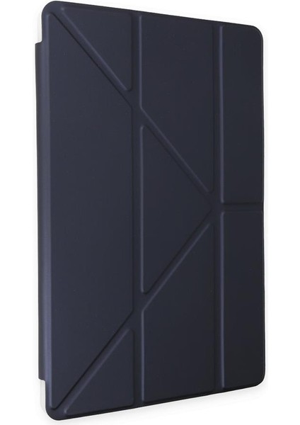 iPad Pro 11 2021 Kılıf Kalemlikli Tri Folding Smart Katlanabilir Standlı 360 Tam Koruma Kılıf
