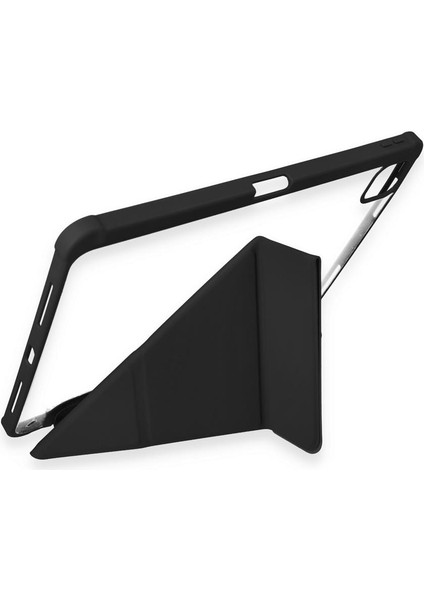 iPad Pro 11 2020 Kılıf Kalemlikli Tri Folding Smart Katlanabilir Standlı 360 Tam Koruma Kılıf