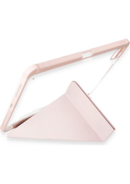 iPad Pro 11 2020 Kılıf Kalemlikli Tri Folding Smart Katlanabilir Standlı 360 Tam Koruma Kılıf
