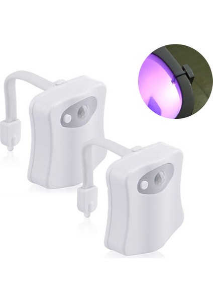 2 Paket Tuvalet Gece Lambası 8 Renk Değiştiren Led Kase Gece Lambası Banyo Tuvalet Için Hareket Sensörü Her Tuvalete Uygun Pil Dahil Değil (Yurt Dışından) fiyatları