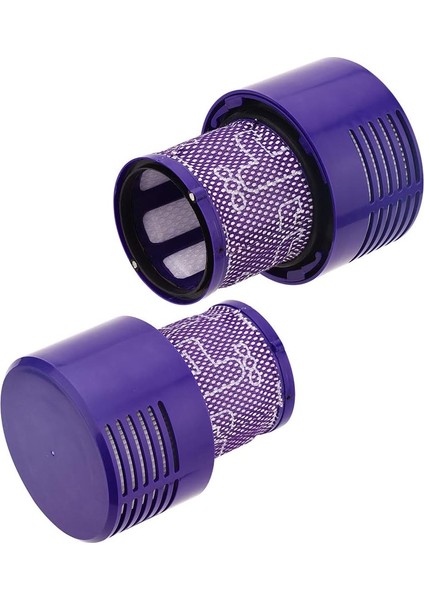 Dyson V10 Sv12 Cyclone Serisi V10 Absolute/Hayvan/Toplam Temiz/Motorhead Elektrikli Süpürgeler Için 2 Adet Yedek Filtreler (Yurt Dışından)