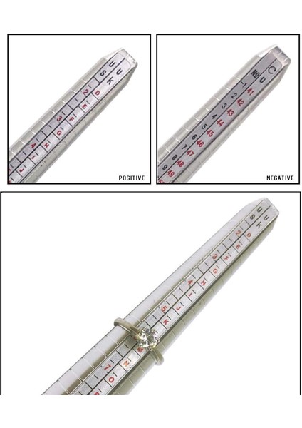 Esinti Halka Ölçer Halka Mezura Yüzük Boyutları Ve Parmak Boyutları Takı Yapımı Için Metal Erkekler Ve Kadınlar Için Yüzük Ölçüsü Ölçme Aracı (Yurt Dışından) fırsatları