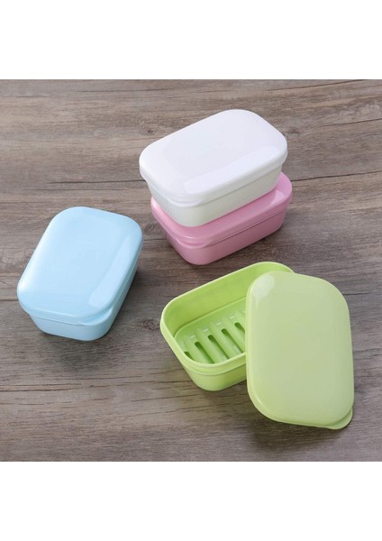 Banyo Duşu Ev Seyahati Için 4'Lü Plastik Sabun Kanalı Seti (Yurt Dışından)