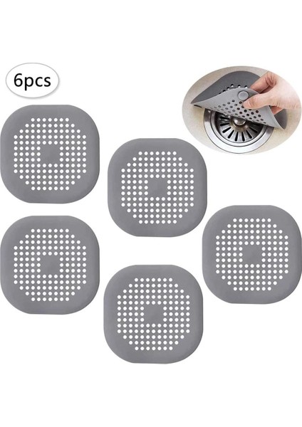 Esinti Drenaj Süzgeci, 6 Paket Drenaj Saç Catcher Drenaj Izgarası Küvet Saç Süzgeç Lavabo Süzgeci Duş Için Kanalizasyon Drenaj Süzgeci, (Yurt Dışından) fiyatları