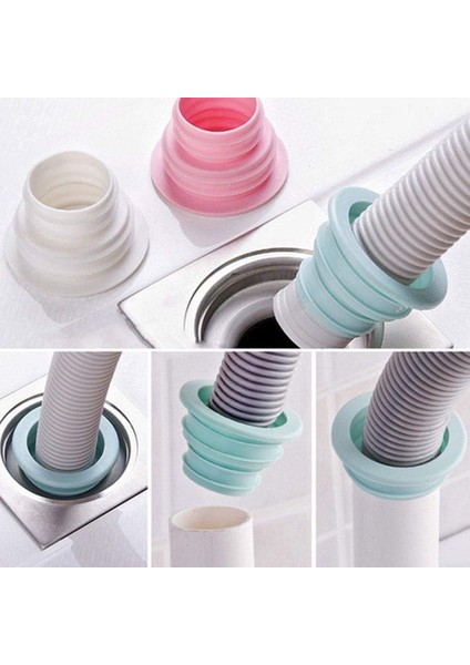 1,5"-1,9" Kanalizasyon Boruları Için 2 Parçalı Silikon Tahliye Tapaları, Küvet Tıpaları Ve Tahliye Contaları Seti (Yurt Dışından) fiyatları