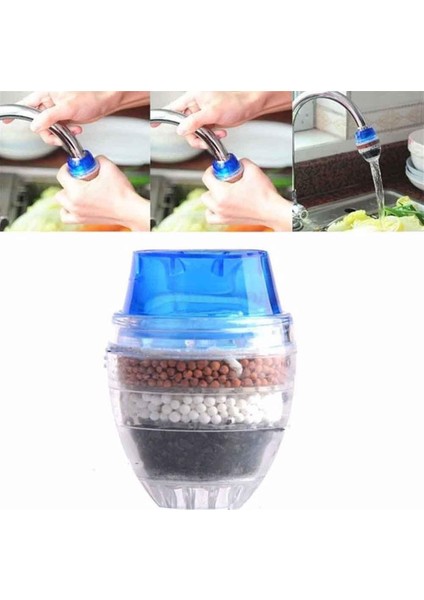 3pcs Mutfak Musluk Için Aktif Karbon Arıtma Filtresi (Yurt Dışından)