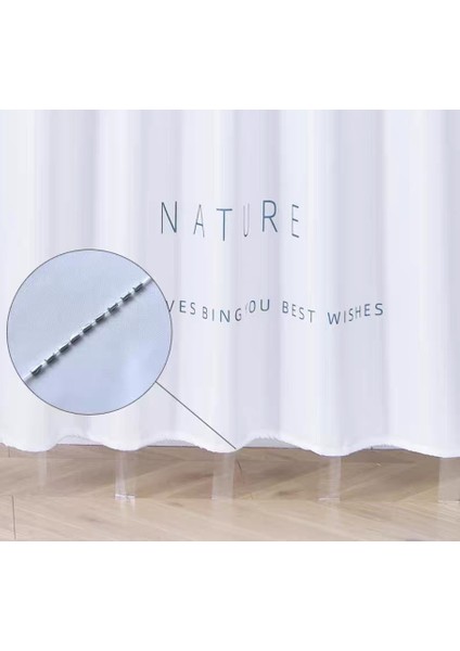 Esinti Şerit Motifli Duş Perdesi Su Geçirmez Kumaş Anti-Kalıp Dahil 12 Duş Perdesi Halkaları Yıkanabilir Küvet Perdesi 240x200 Cm (Yurt Dışından) modelleri