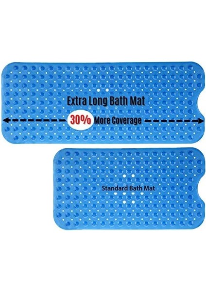 Slipx Solutions Kaymaz Saplı Ekstra Uzun Banyo Paspası (200 Vantuz, 99cm Uzunlukta Makinede Yıkanabilir, Mavi) (Yurt Dışından) fiyatları