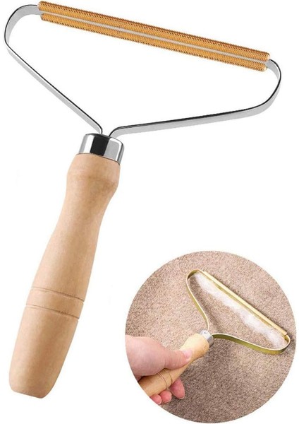 Esinti Epilasyon Jilet Ahşap Saplı Epilasyon Taşınabilir Epilatör Kaşmir Jilet Tarak (Yurt Dışından)