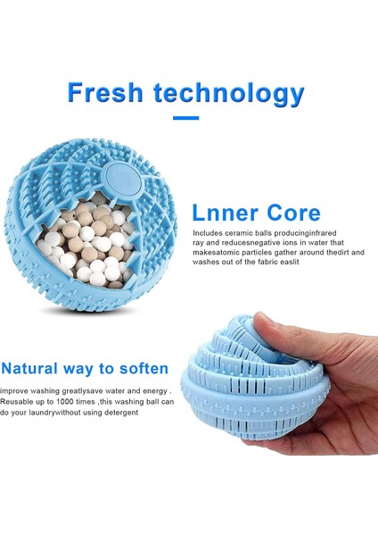 Çamaşır Topları, Yeniden Kullanılabilir Çevre Dostu Çamaşır Topu, Doğal Çamaşır Topu, Çamaşır Makineleri Için Antiyel Ve Dayanıklı Çevre Dostu Çamaşır Topu (Yurt Dışından) modelleri