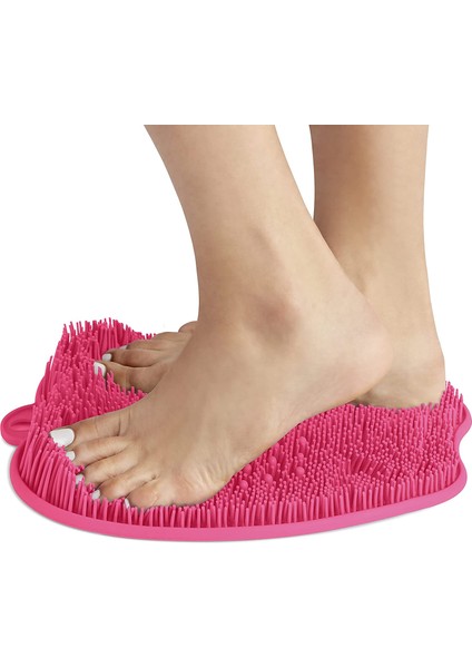 Duş Ayak Ve Sırt Scrubber, Büyük Duş Ayak Fırçası - Kaymaz Vantuzlu Masaj Yastığı, Peeling Ayak Sirkülasyonu Ve Ayak Yorgunluğunu Giderme (Yurt Dışından)