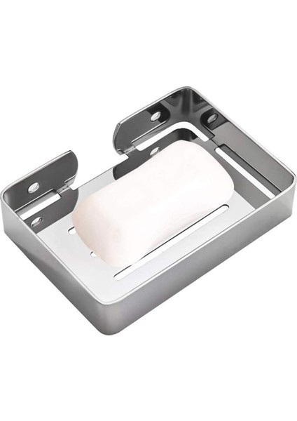 Esinti Sabunluk Banyo Duş Için 304 Paslanmaz Çelik Sabunluk Duvara Monte Sabunluk Duş Sünger Tutucu (Yurt Dışından)