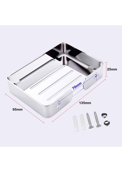 Esinti Sabunluk Banyo Duş Için 304 Paslanmaz Çelik Sabunluk Duvara Monte Sabunluk Duş Sünger Tutucu (Yurt Dışından) fiyatları