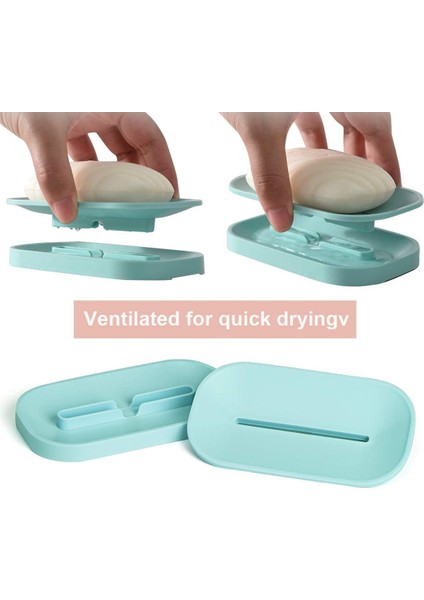 Sabunluk, Giderli, Kolay Temizlik Için Çıkarılabilir, Sabunluk Sabunu Kuru Tut, Mutfak, Banyo Ve Duş Odası Için. 3 Renk (Beyaz, Açık Mavi, Pembe) (Yurt Dışından) modelleri