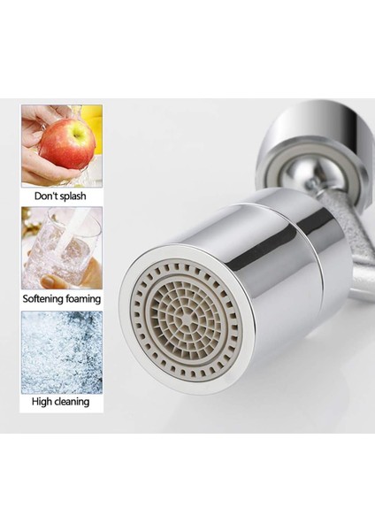 Evrensel Püskürtme Filtresi Musluk Döner Musluk Püskürtme Başlığı, Dayanıklı Bakır Ve Abs Sıçrama Koruması (Yurt Dışından) modelleri