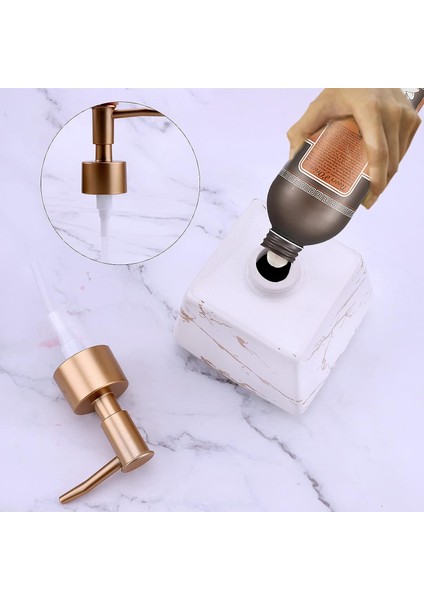 Seramik Pompa Şişesi, Sabunluk Basın Şişesi El Temizleyici Losyon Şişesi Seramik Doldurulabilir Sıvı Dağıtıcı Beyaz (Yurt Dışından) indirimleri