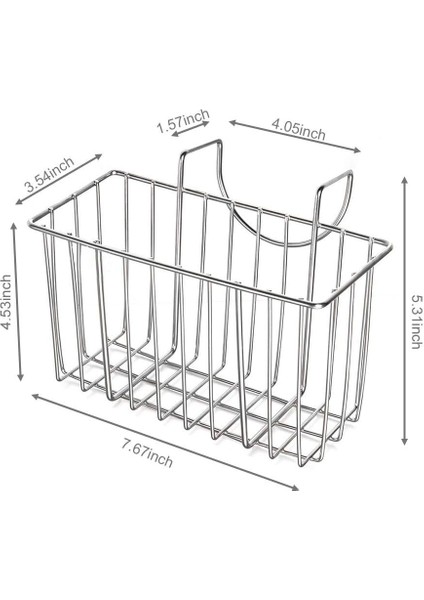 Pfetsell Paslanmaz Çelik Mutfak Lavabo Için Mutfak Sünger Tutucu Asılı Sepet Bulaşık Sabunu Sıvı Damlalıklı Sepet Damlalıklı Sünger/Lavabo Fişi/Sabun/Fırça/Aksesuarlar - - (Yurt Dışından) fiyatları