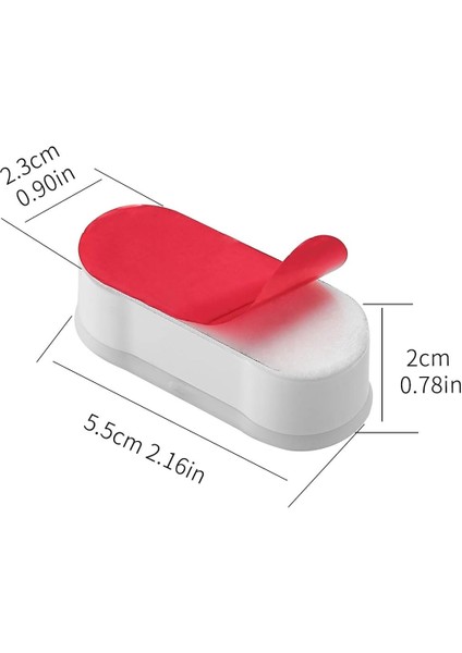 Evrensel Klozet Kapağı Tampon Seti - Bide, Kapakla Kullanım Için 4'Lü Paket Klozet Kapağı Tamponu; Özellik Yapışkan Pedler, Sağlam, Oval (Yurt Dışından)