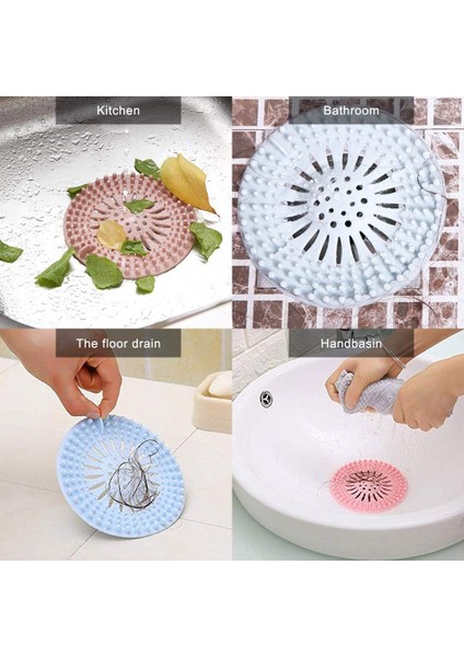 Hair Catcher Dayanıklı Silikon Saç Durdurucu Duş Drenaj Kapakları Kurulumu Kolay Ve Temizlenebilir Banyo Küveti Ve Mutfak Için Takım Elbise 5 Paket (Yurt Dışından) fiyatları