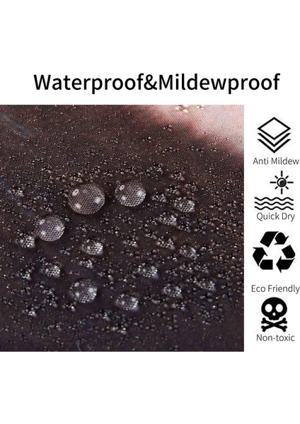 %100 Polyester Su Geçirmez Küflenmez Kumaş Duş Perdesi, 12 Kanca Halkalı Banyo Perdesi, Kahverengi Beyaz Kedi Desenli 180x180cm (Yurt Dışından) indirimleri