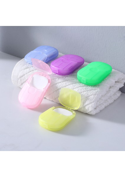 Sabun Sayfaları Seyahat Taşınabilir Kağıdı, 5 Kutu Sabun Kağıdı Sabun Sayfaları, Mini Taşınabilir Kağıt Sabunu, Seyahat Için Tek Kullanımlık Sabun, Dış Mekan (Yurt Dışından)