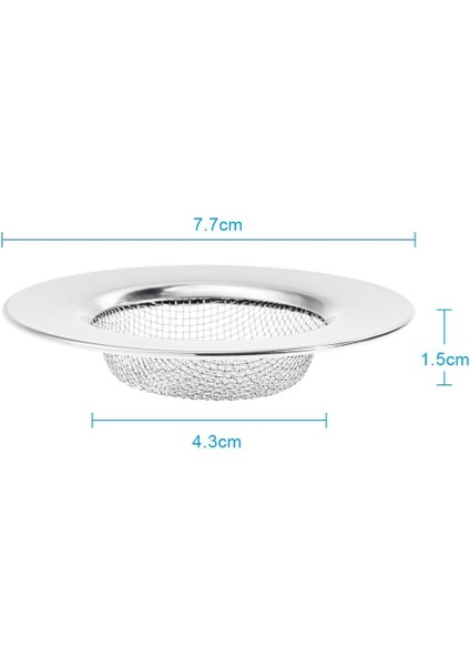 3 Parçalı Lavabo Süzgeci Seti 7,7 Cm Paslanmaz Çelik Drenaj Süzgeci (Yurt Dışından) fiyatları