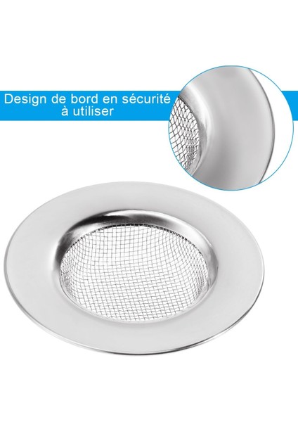 3 Parçalı Lavabo Süzgeci Seti 7,7 Cm Paslanmaz Çelik Drenaj Süzgeci (Yurt Dışından) modelleri