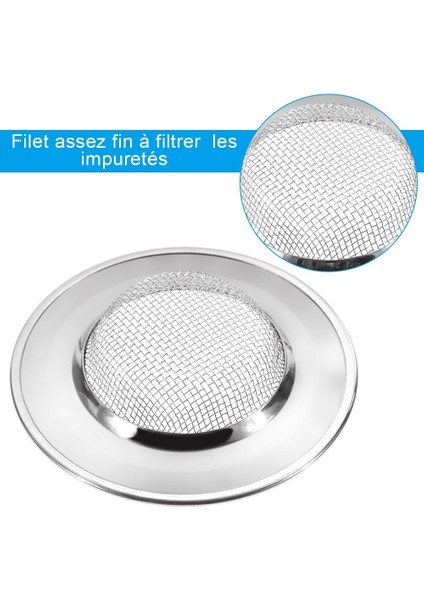 3 Parçalı Lavabo Süzgeci Seti 7,7 Cm Paslanmaz Çelik Drenaj Süzgeci (Yurt Dışından) fırsatları