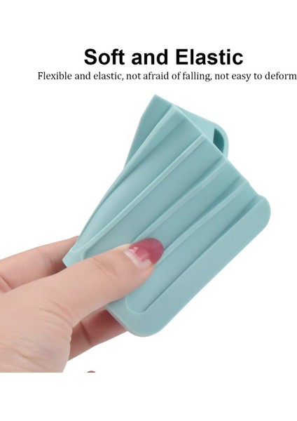 3pcs Sabunluk Sabunluk, Şelaleli Silikon Sabunluk, Mutfak Banyo Sünger Sabun Için Duş Sabunluk, Duş, Banyo, Mutfak Için Renkli Sabunluk (Yurt Dışından) fiyatları