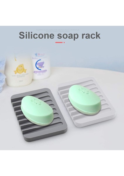 3pcs Sabunluk Sabunluk, Şelaleli Silikon Sabunluk, Mutfak Banyo Sünger Sabun Için Duş Sabunluk, Duş, Banyo, Mutfak Için Renkli Sabunluk (Yurt Dışından) indirimleri