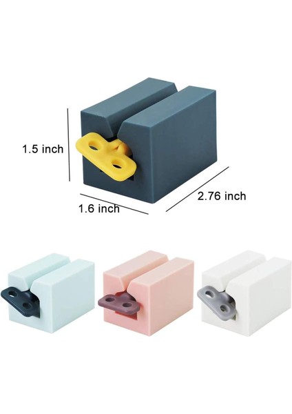 4 Parça Diş Macunu Sıkacağı, Haddeleme Tüp Diş Macunu Sıkacağı Koltuk Tutucu, Diş Macunu Dispenseri Banyo Için Döndür Dispenser Tüp Sıkacağı (Yurt Dışından)