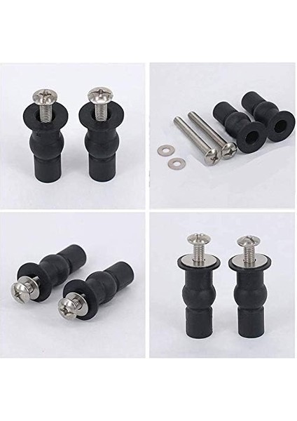 Tuvalet Sabitleme Koltuğu 2 Çift Kauçuk Genişleyen Cıvata, 304 Paslanmaz Çelik Tuvalet Sabitleme Vidaları Kauçuk Genişleyen Tuvalet Sabitleme Menteşeleri Vidaları (Yurt Dışından) modelleri