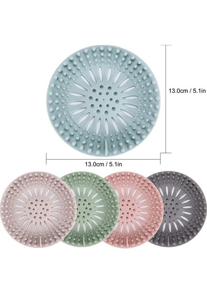 Hair Catcher Dayanıklı Silikon Saç Durdurucu Duş Drenaj Kapakları Kurulumu Kolay Ve Temizlenebilir Banyo Küveti Ve Mutfak Için Takım Elbise 5 Paket (Yurt Dışından) fırsatları