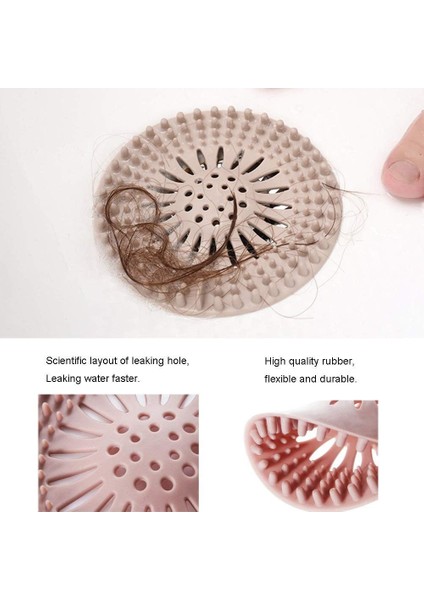 Hair Catcher Dayanıklı Silikon Saç Durdurucu Duş Drenaj Kapakları Kurulumu Kolay Ve Temizlenebilir Banyo Küveti Ve Mutfak Için Takım Elbise 5 Paket (Yurt Dışından) indirimleri