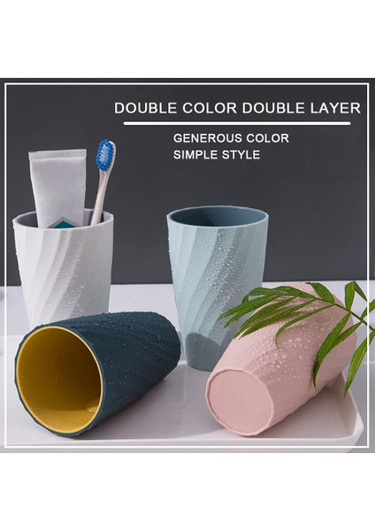 2'Li Paket Kırılmaz, Yumuşak Ve Dayanıklı Banyo Diş Fırçası Bardakları (Açık Mavi Ve Lacivert) (Yurt Dışından) fiyatları
