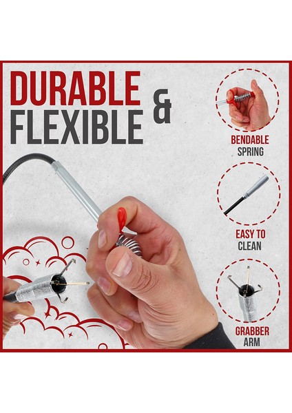 Aparat Sarpe Desfundat Tevi De Scurgere, Metalik, Esnek Küvet, 90 Cm (Yurt Dışından) modelleri