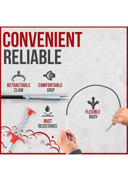 Aparat Sarpe Desfundat Tevi De Scurgere, Metalik, Esnek Küvet, 90 Cm (Yurt Dışından) fırsatları