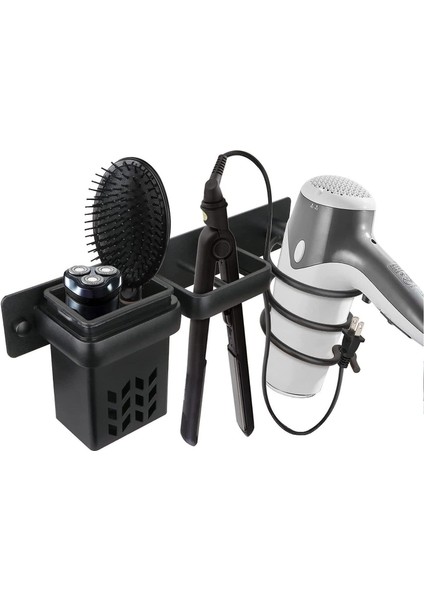 Esinti Banyo Depolama Raf Aksesuarları Tutucu Depolama Seti Saç Kurutma Makinesi Ve Saç Düzleştirici Profesyonel Duvara Monte Alüminyum Aksesuarlar (Yurt Dışından)