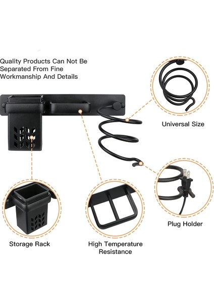 Esinti Banyo Depolama Raf Aksesuarları Tutucu Depolama Seti Saç Kurutma Makinesi Ve Saç Düzleştirici Profesyonel Duvara Monte Alüminyum Aksesuarlar (Yurt Dışından) fiyatları