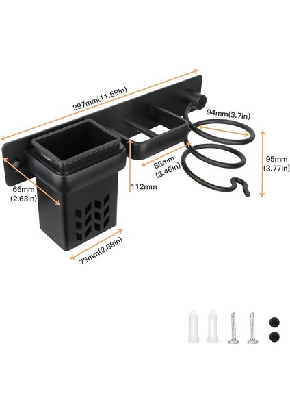 Esinti Banyo Depolama Raf Aksesuarları Tutucu Depolama Seti Saç Kurutma Makinesi Ve Saç Düzleştirici Profesyonel Duvara Monte Alüminyum Aksesuarlar (Yurt Dışından) fırsatları
