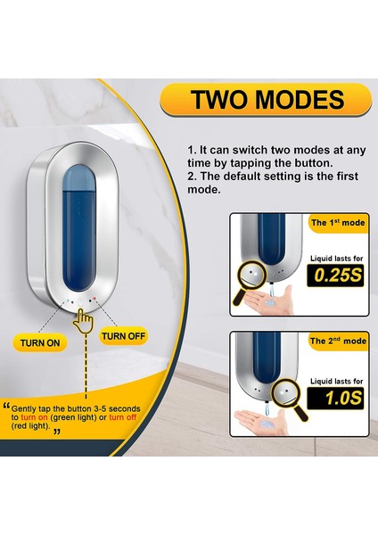 Otomatik Sabunluk 700ml Sensörlü Duvara Monte Dezenfektan Dispenseri (Yurt Dışından) modelleri