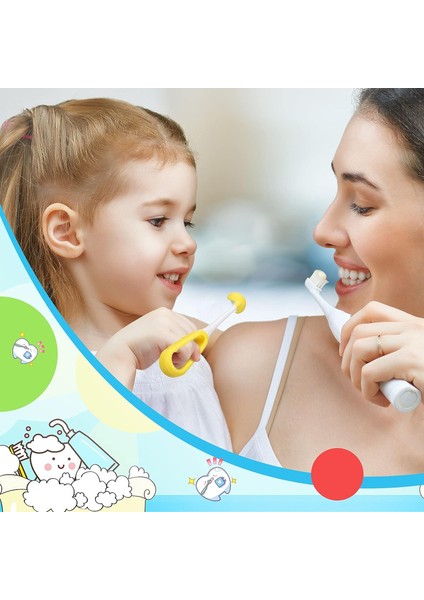Esinti 3 Paket Yaratıcı Bebek Diş Fırçası 3 Tarafı Güvenli Yumuşak Kıllar Çocuklar Ağız Hijyeni Bakım Diş Fırçası (Yurt Dışından)
