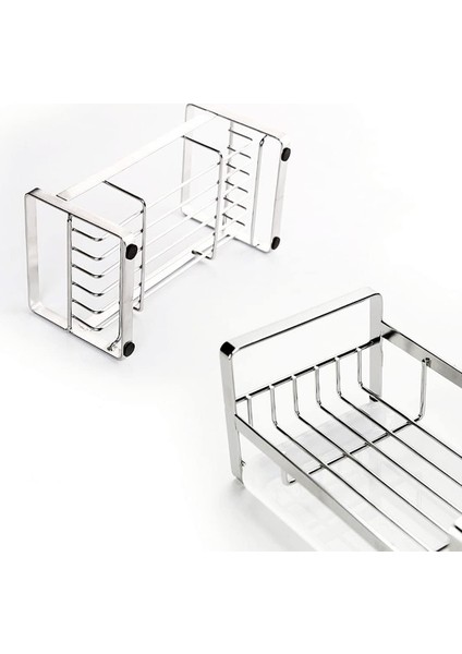 Esinti Sünger Rafı, 304 Paslanmaz Çelik Lavabo Depolama Sünger Rafı, Çıkarılabilir Damlama Tepsisi Sünger Rafı İle Mutfak Lavabo Depolama Rafı (Yurt Dışından) modelleri