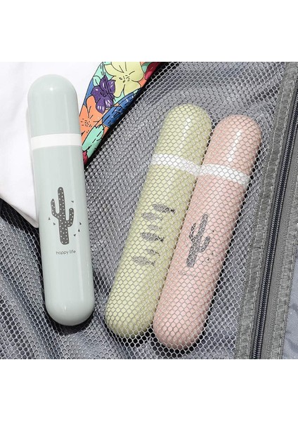 3'Lü Paket Pp Plastik Seyahat Diş Fırçası Saklama Kutusu, Toz Geçirmez, Antiyel, Diş Fırçaları, Yemek Çubukları, Kırtasiye Için (Yurt Dışından) fırsatları