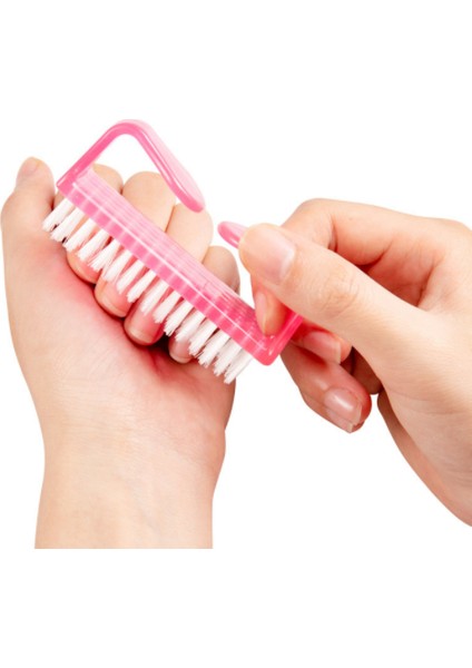 Esinti 3 Adet Saplı Tırnak Fırçası Tırnak El Peeling Temizleme Fırçası, Saplı Tırnak Fırçası El Tırnak Fırçası Ayak Parmakları Ve Tırnaklar Için Temizleme Fırçası (Yurt Dışından)